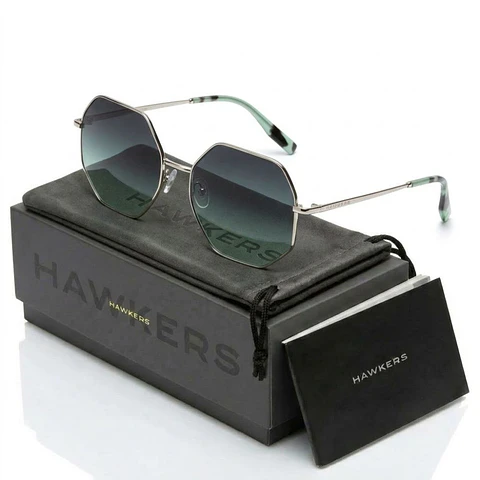 Gafas de Sol Hawkers LUMINA HLUM24SEM0 Verde Degrade Unisex Talla 57mm