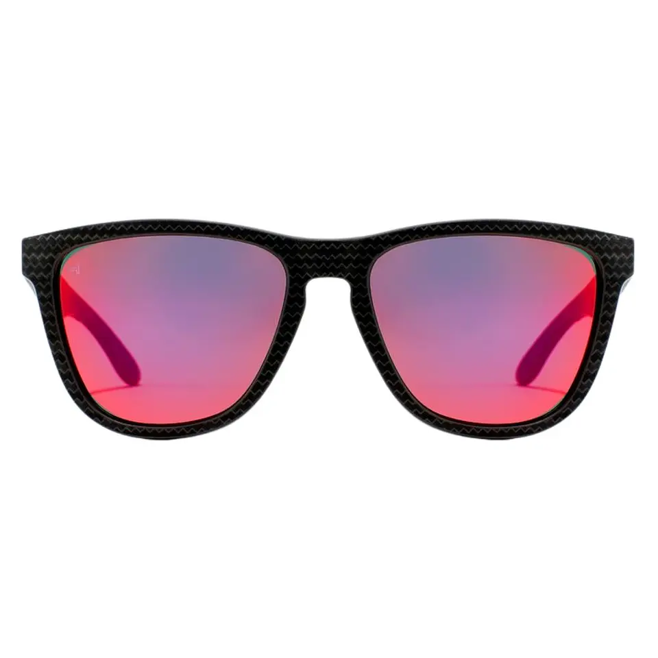 Gafas de Sol Polarizado Hawkers ONE RAW CARBON FIBER Rojo Espejado Unisex Talla 54mm 3
