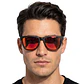 Gafas de Sol Polarizado Hawkers ONE RAW CARBON FIBER Rojo Espejado Unisex Talla 54mm - Miniatura 7