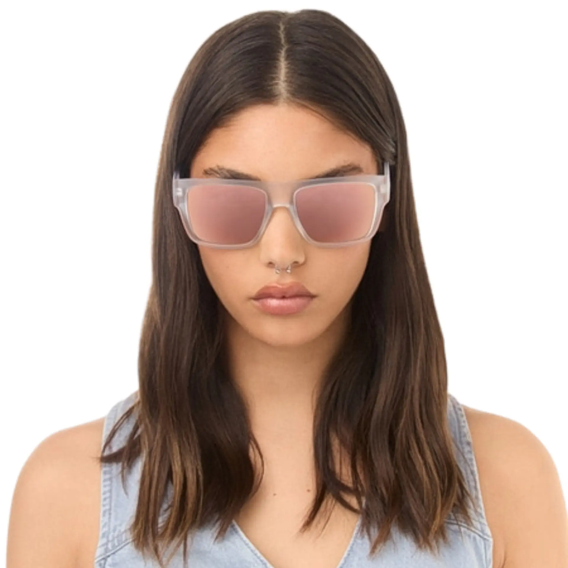 Gafas de Sol Hawkers WAIMEA HWAI22TKTP Rosado Espejado Unisex Talla 55mm 6