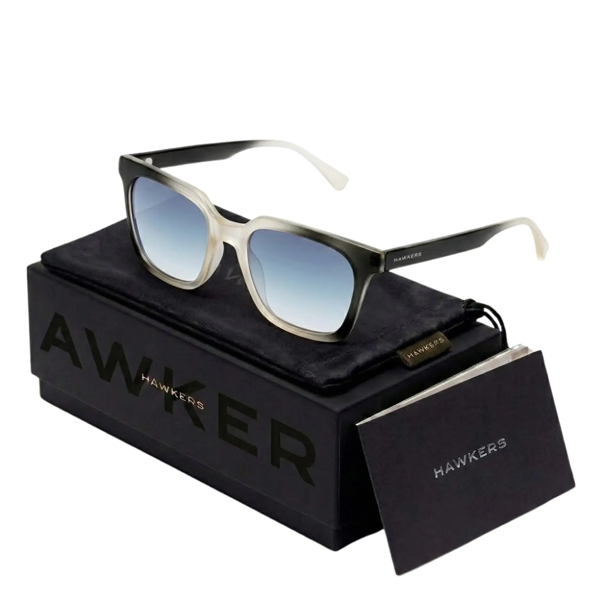 Gafas de Sol Hawkers LUST HLUS20WLT0 Negro y Blanco Unisex Talla 53 mm 1