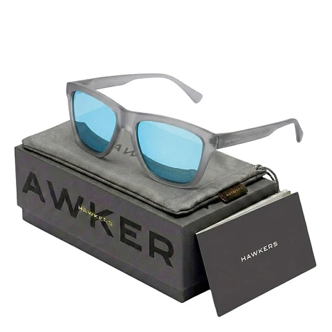 Gafas de Sol Polarizado Hawkers ONE LS RAW HOLR24GLTC Gris Mate Unisex Talla 54 mm