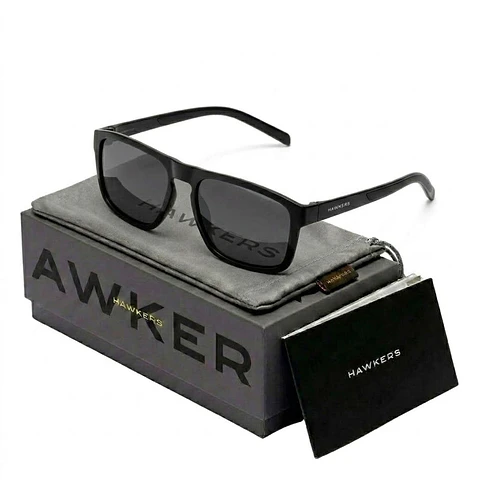 Gafas de Sol Polarizado Hawkers LION HLIO25BBRP Negro Unisex Talla 55 mm