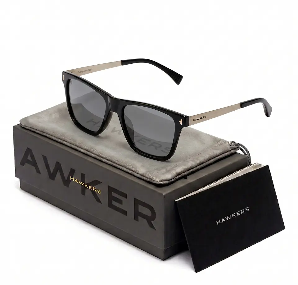Gafas de Sol Hawkers One Ls Metal HOLM23BBTP Negro Unisex Talla 54mm 1