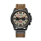 Reloj Analogo Curren KREC160123 para Hombre en Cuero Color Negro - Marron - Miniatura 1