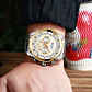 Reloj Analogo Curren KREC941902 para Hombre en Acero Color Plateado - Dorado - Miniatura 6