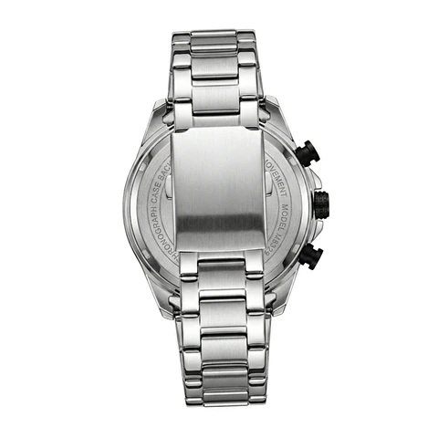 Reloj Analogo Curren KRED391901 para Hombre en Acero Color Plateado - Negro