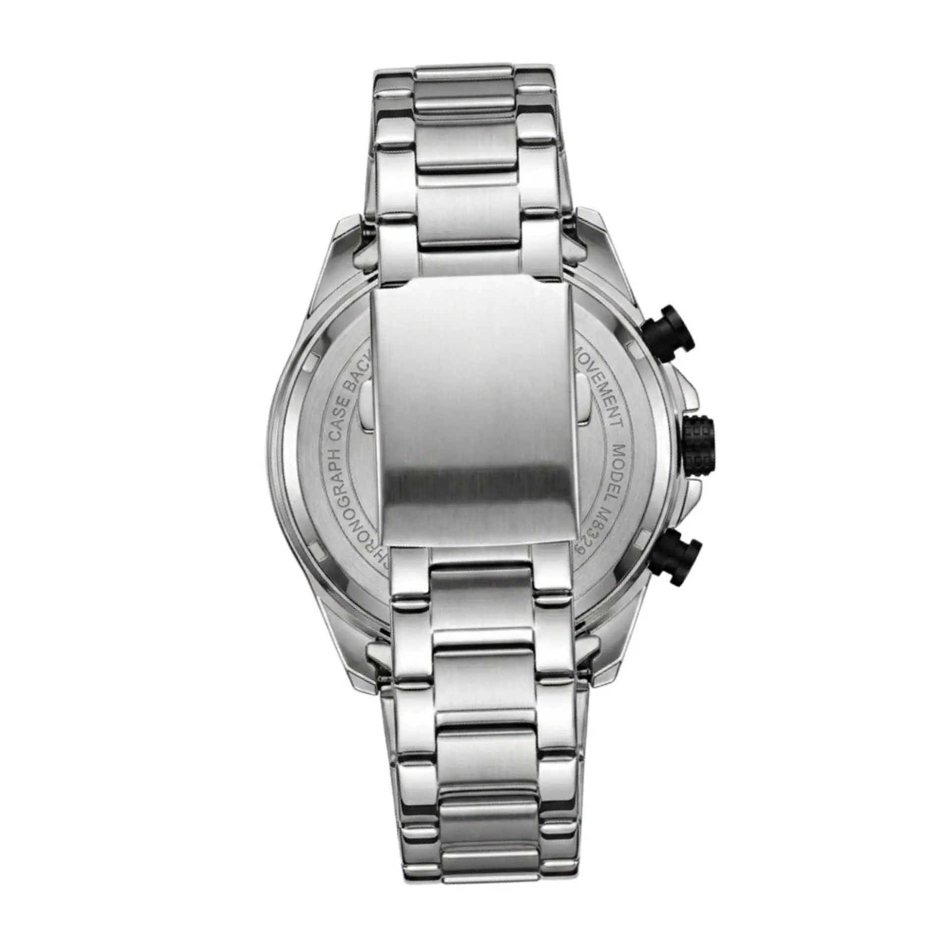 Reloj Analogo Curren KRED391901 para Hombre en Acero Color Plateado - Negro 2