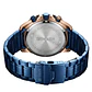 Reloj Analogo Curren KRED42003 para Hombre en Acero Color Azul - Dorado - Miniatura 2