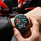 Reloj Analogo Curren KRED390107 para Hombre en Acero Color Negro - Verde - Miniatura 6