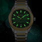 Reloj Analogo Curren KREE4103 para Hombre en Acero Color Dorado - Blanco - Miniatura 4