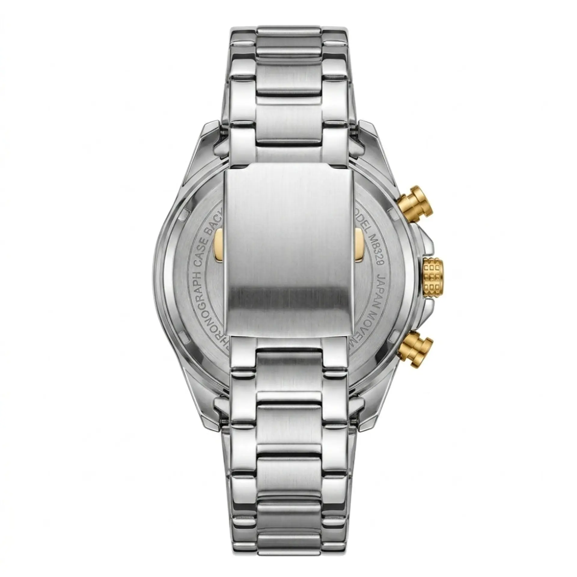 Reloj Analogo Curren KREC081904 para Hombre en Acero Color Plateado - Rojo 2