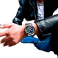 Reloj Analogo Curren KREB491903 8274 para Hombre en Acero Color Plateado y Azul - Miniatura 6