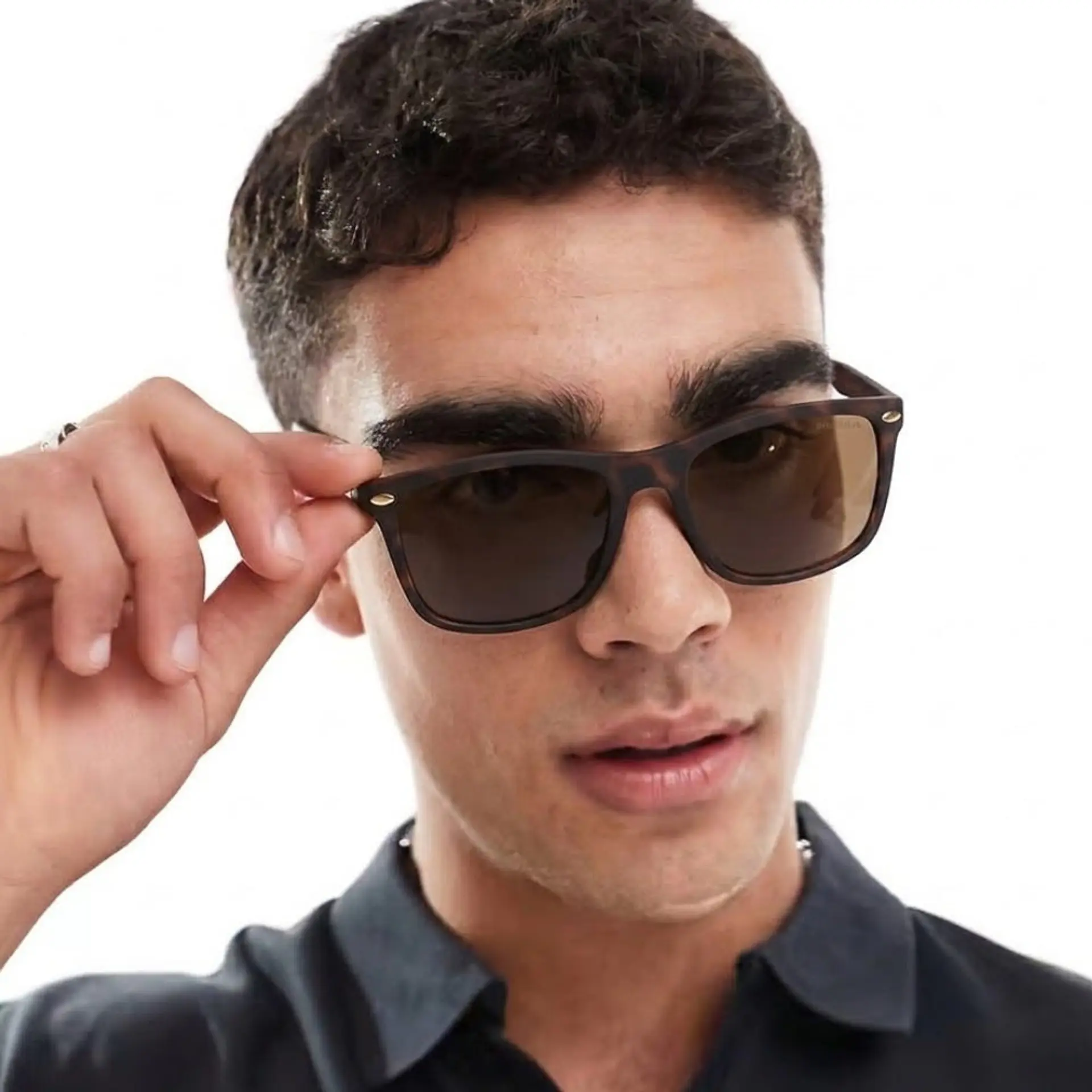 Gafas de Sol Polarizado TOMMY HILFIGER OUTLOOK X62199 Marron Habana Hombre Talla 55mm 6