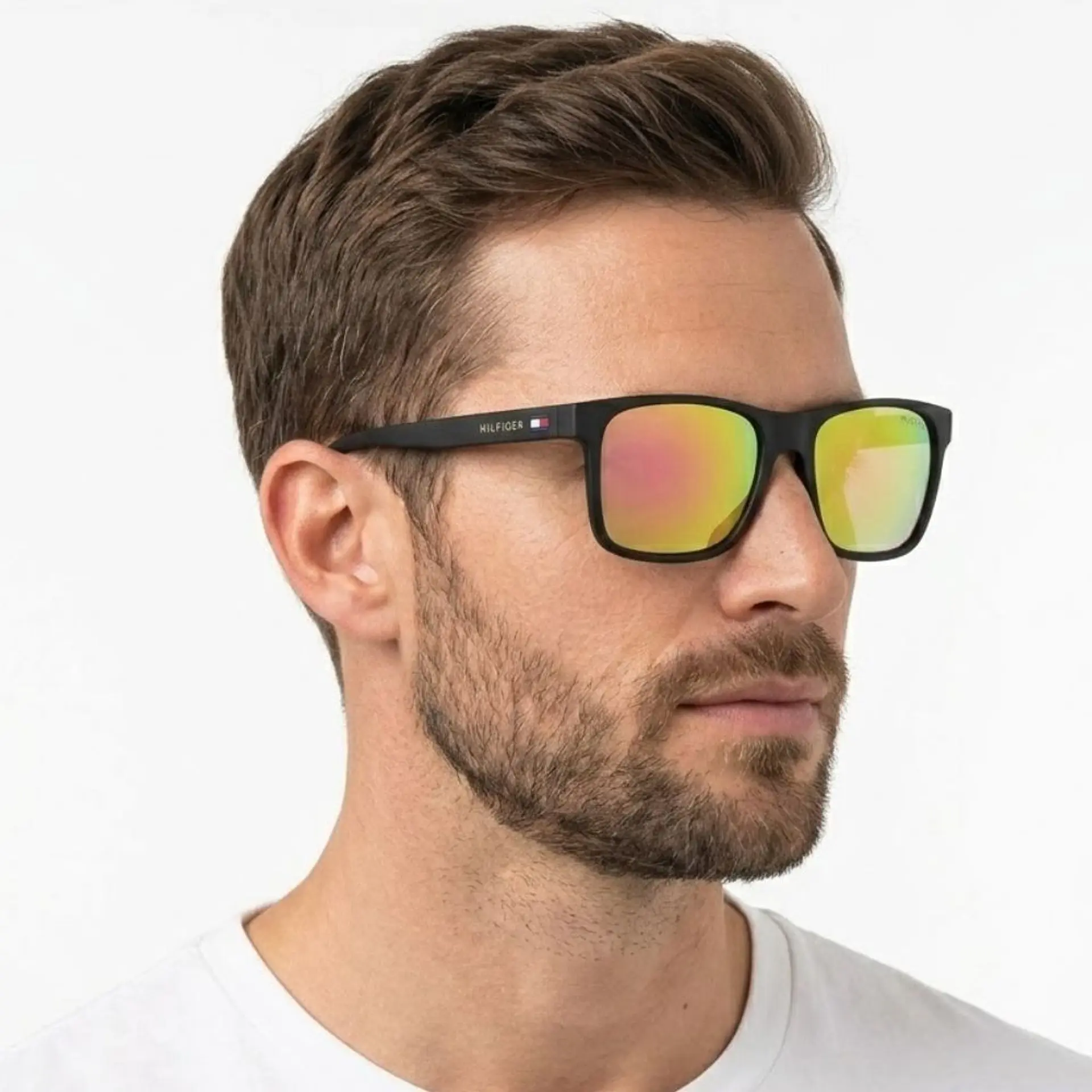 Gafas de Sol TOMMY HILFIGER OUTLOOK X62083 Verde Espejado Hombre Talla 55mm 6