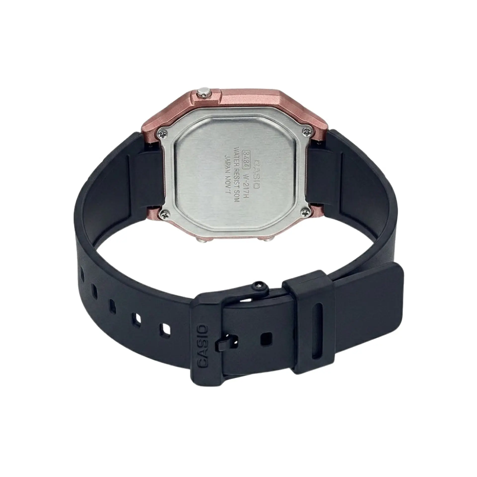 Reloj Digital Casio W217HM-5AVDF Unisex en Resina Color Rosado 2