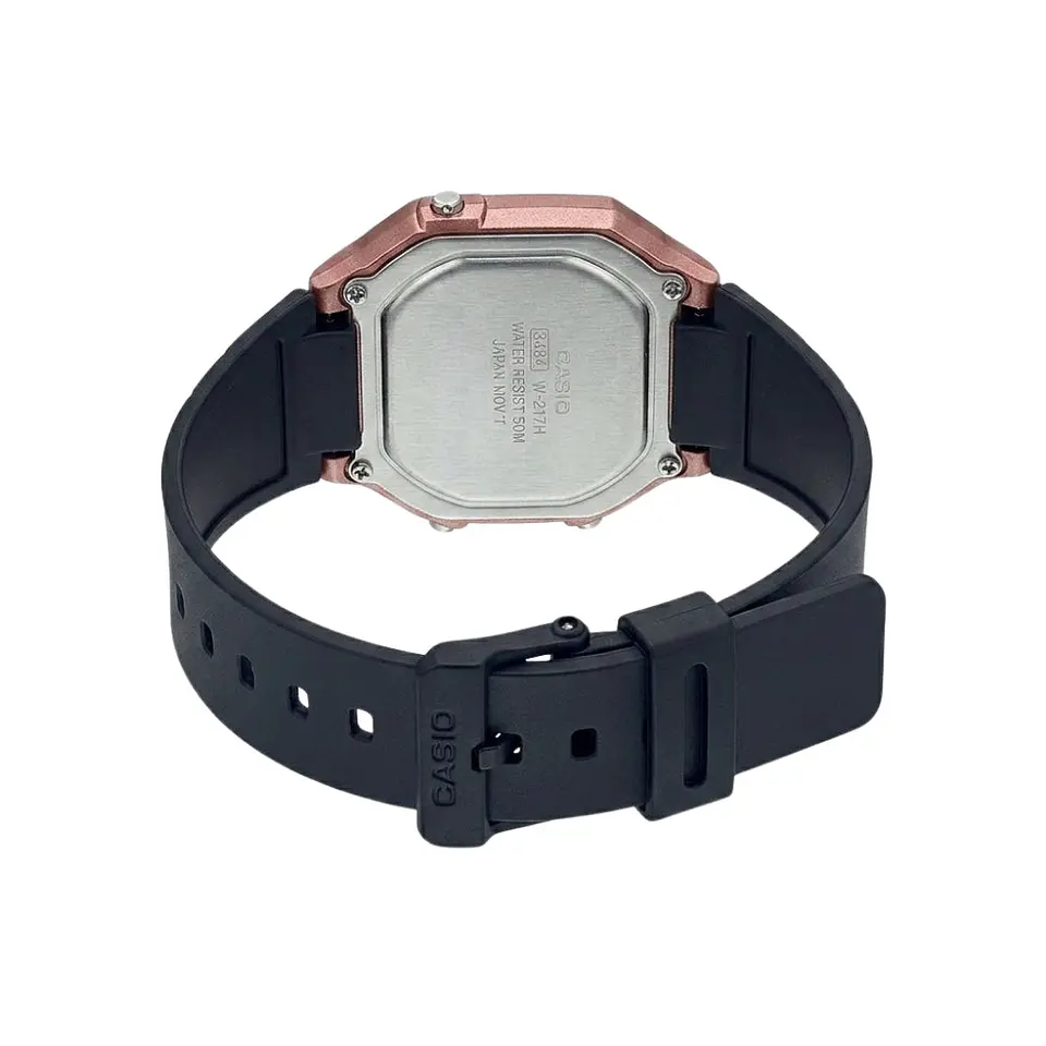 Reloj Digital Casio W217HM-5AVDF Unisex en Resina Color Rosado 2