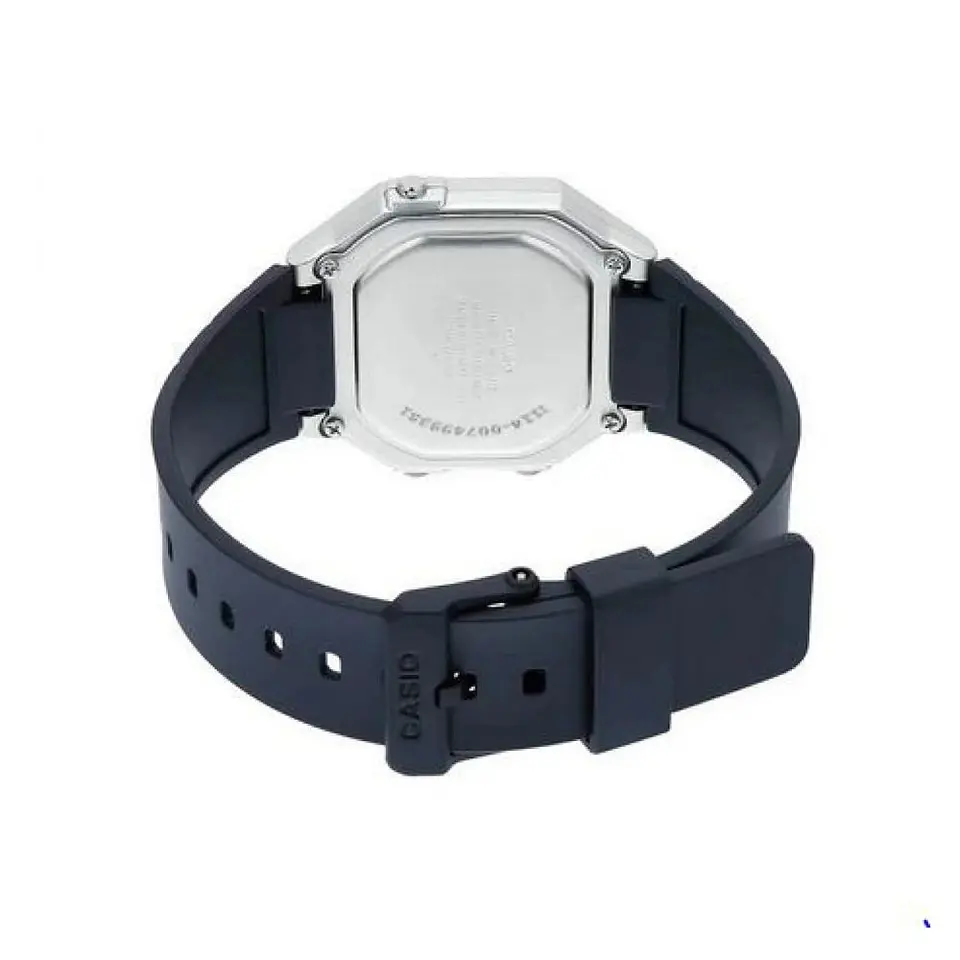 Reloj Digital Casio W217HM-7BVDF Unisex en Resina Color Plateado 2