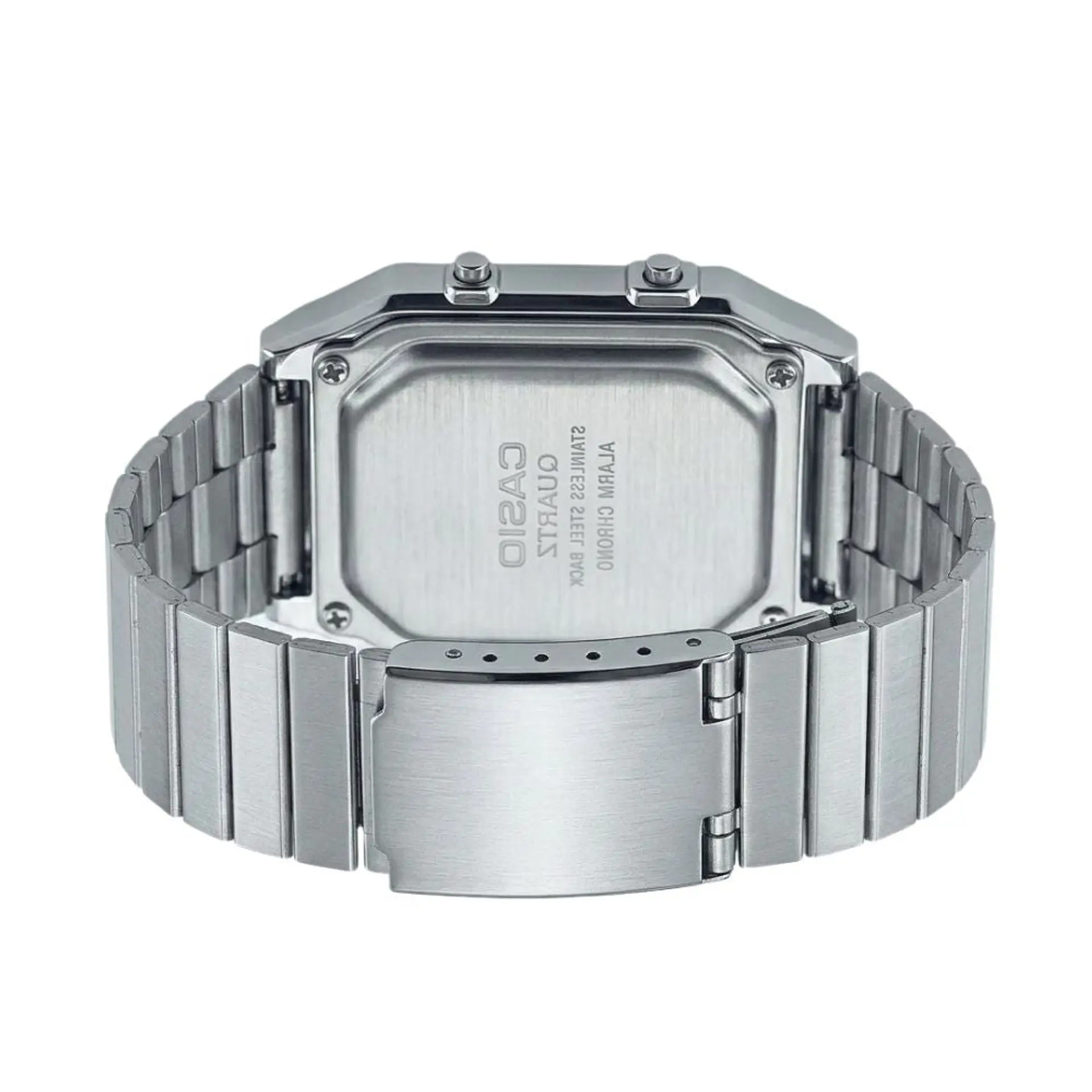 Reloj Digital Casio AQ-800E-1ADF para Hombre en Acero Color Plateado 2
