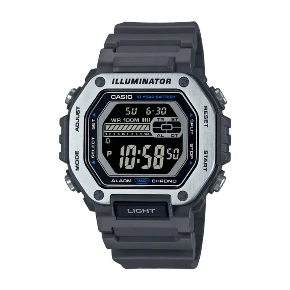 Reloj Digital Casio MWD-110H-8BVDF Para Hombre en Resina Color Negro 1