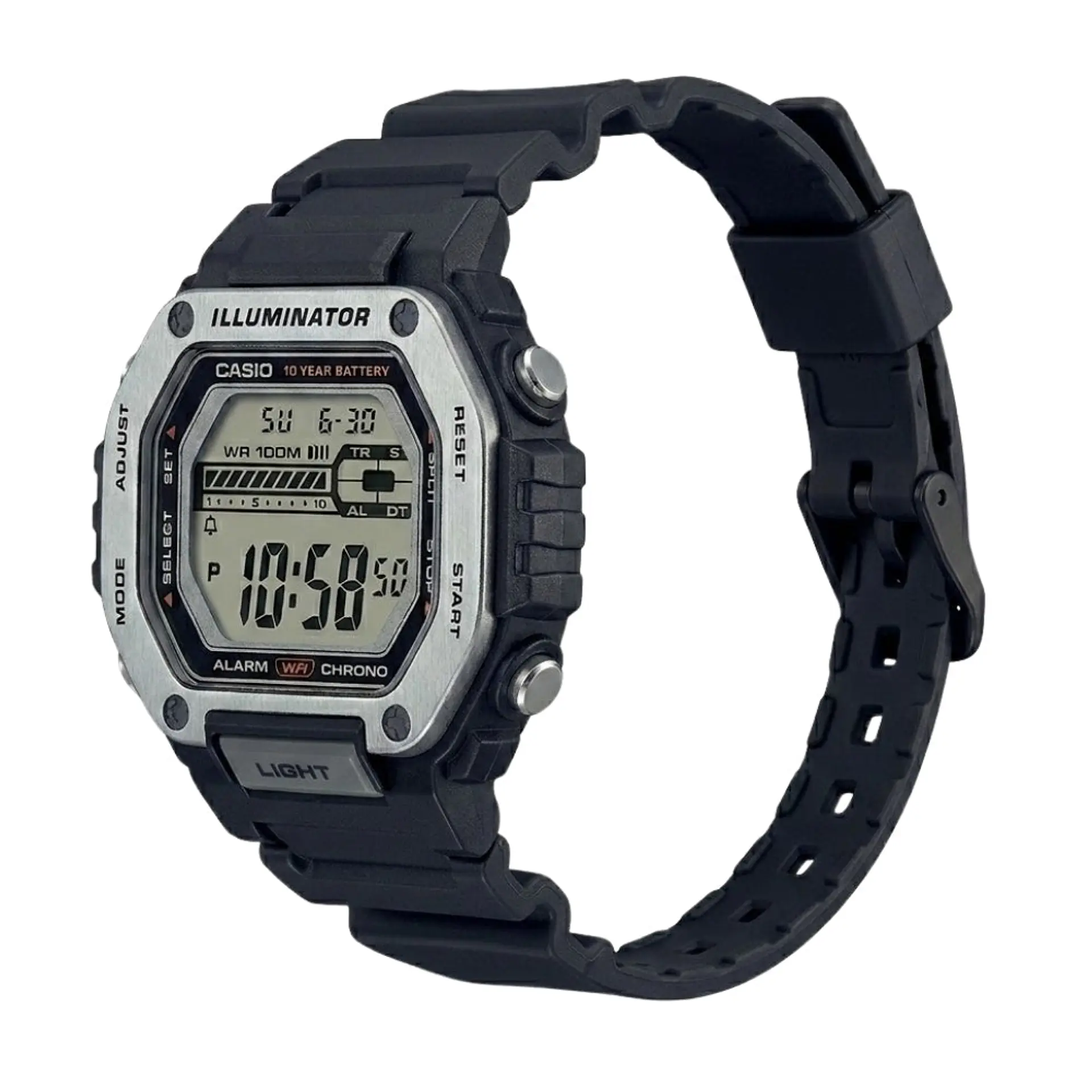 Reloj Analogo Casio MWD-110H-1AVDF para Hombre en Resina Color Negro 4