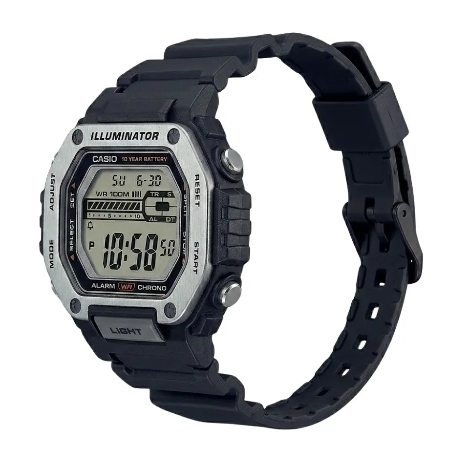 Reloj Analogo Casio MWD-110H-1AVDF para Hombre en Resina Color Negro 4