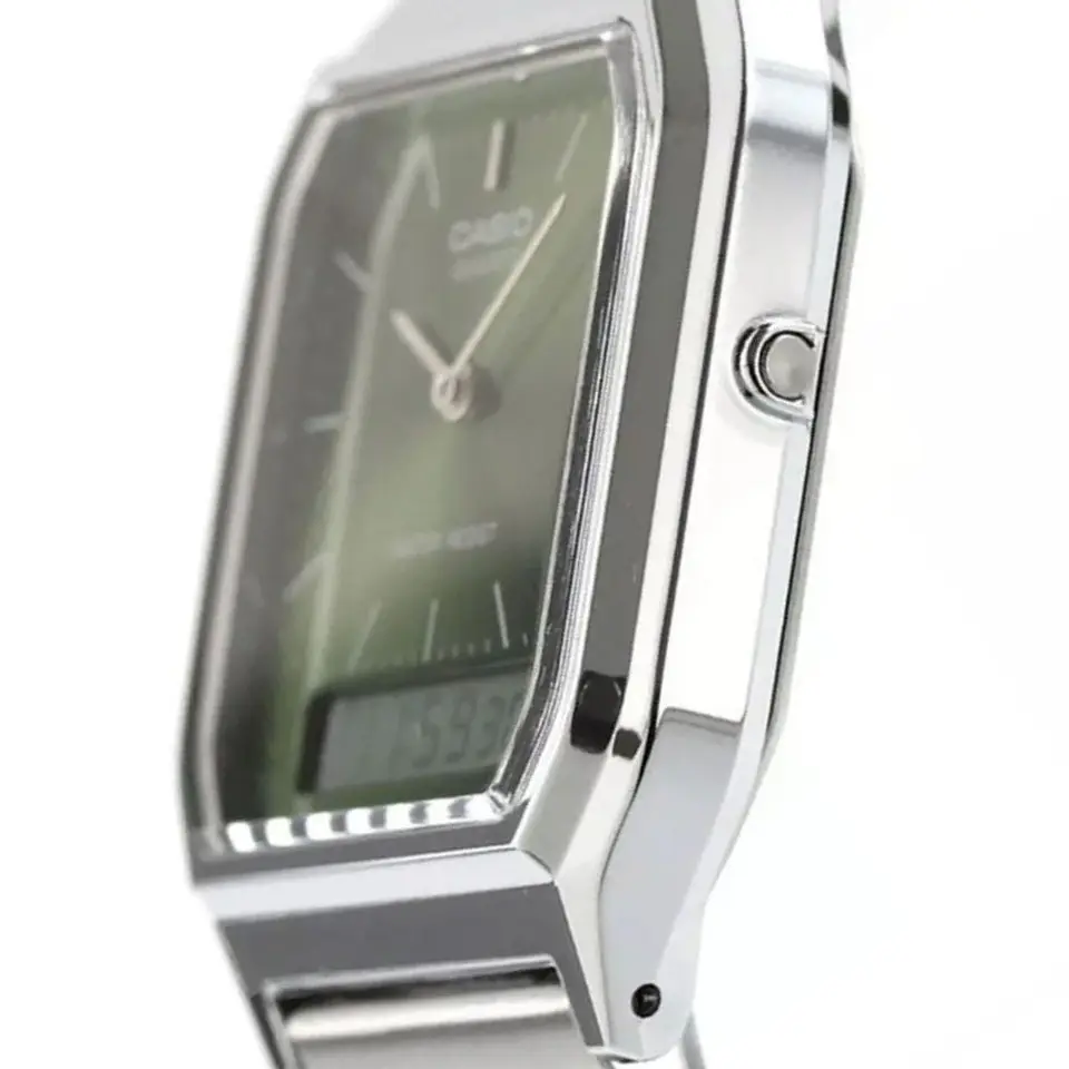 Reloj Digital - Analogo Casio AQ-230A-3AMQYDF Unisex en Acero Color Plateado 4