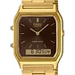 Reloj Digital - Analogo Casio AQ-230GA-5AMQYDF Unisex en Acero Color Dorado - Miniatura 4