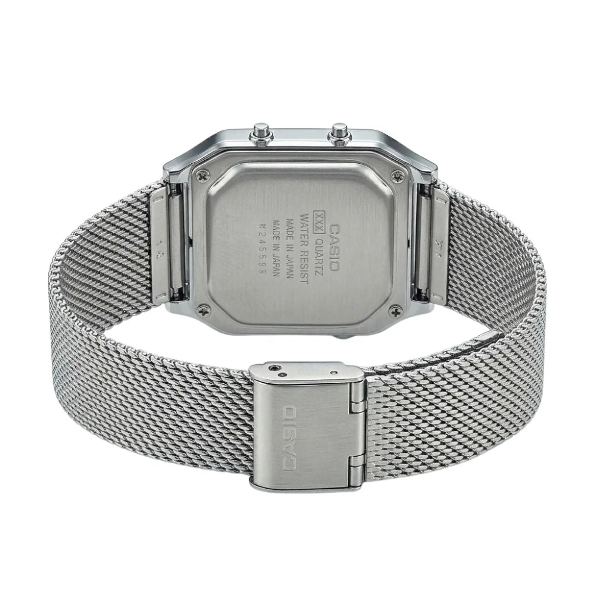 Reloj Digital - Analogo Casio AQ-230EGG-3ADF Para Hombre en Acero Color Plateado 2