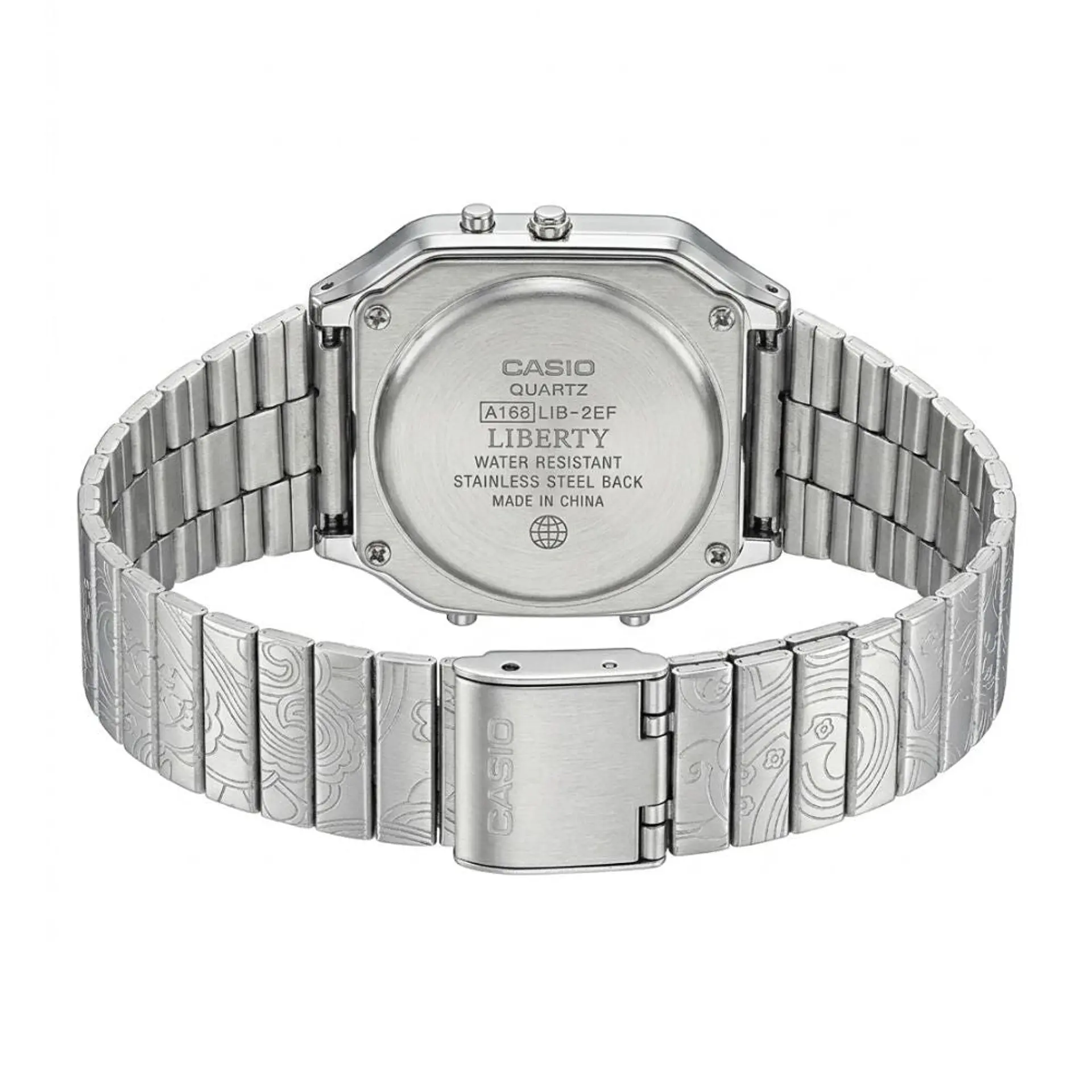 Reloj Digital - Analogo Casio AQ-230ELT-7ADR Unisex en Acero Color Plateado 2
