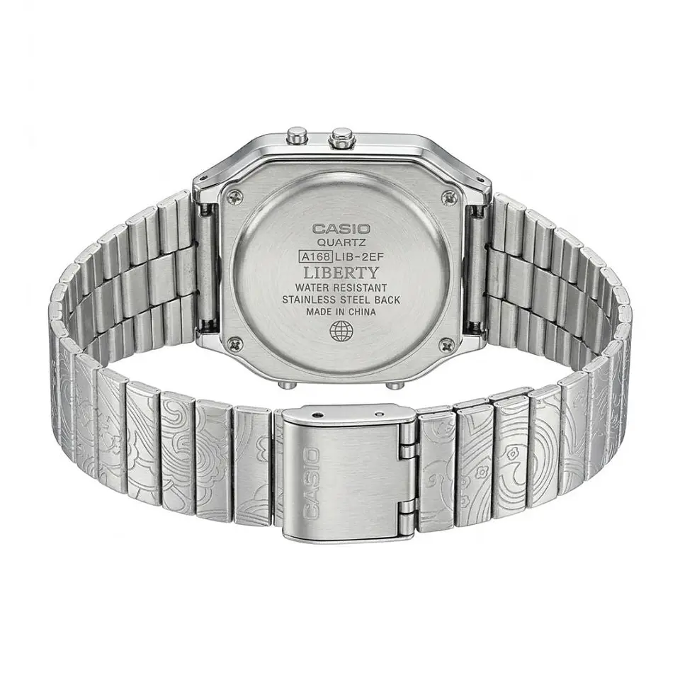 Reloj Digital - Analogo Casio AQ-230ELT-7ADR Unisex en Acero Color Plateado 2