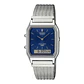 Reloj Digital - Analogo Casio AQ-230EM-2ADF Para Hombre en Acero Color Plateado - Miniatura 1