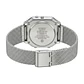 Reloj Digital - Analogo Casio AQ-230EM-2ADF Para Hombre en Acero Color Plateado - Miniatura 2