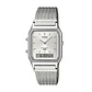 Reloj Digital - Analogo Casio AQ-230EM-7ADF Para Hombre en Acero Color Plateado - Miniatura 1