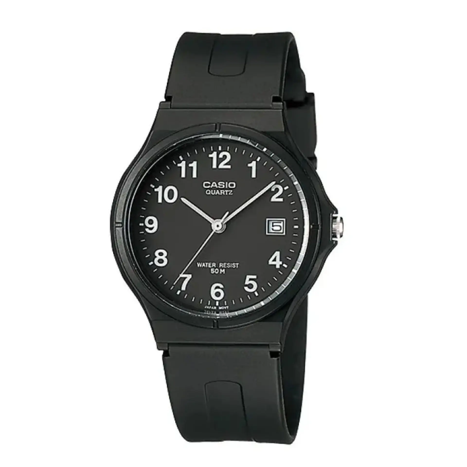 Reloj Analogo Casio MW59-1BVDF Para Hombre en Resina Color Negro 1