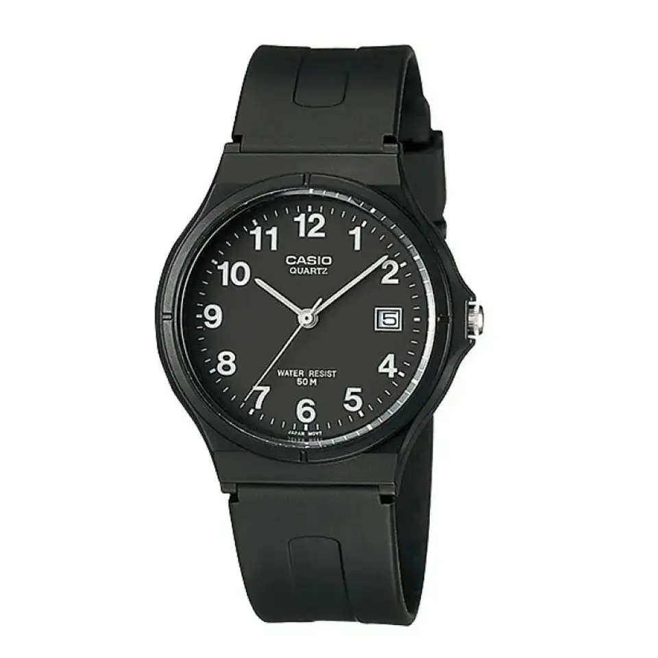 Reloj Analogo Casio MW59-1BVDF Para Hombre en Resina Color Negro 1
