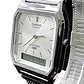 Reloj Digital - Analogo Casio AQ-230EM-7ADF Para Hombre en Acero Color Plateado - Miniatura 4
