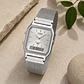 Reloj Digital - Analogo Casio AQ-230EM-7ADF Para Hombre en Acero Color Plateado - Miniatura 5