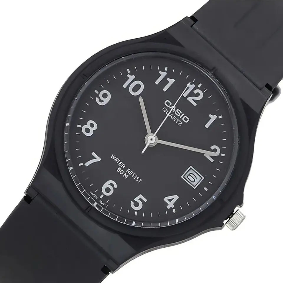 Reloj Analogo Casio MW59-1BVDF Para Hombre en Resina Color Negro 3