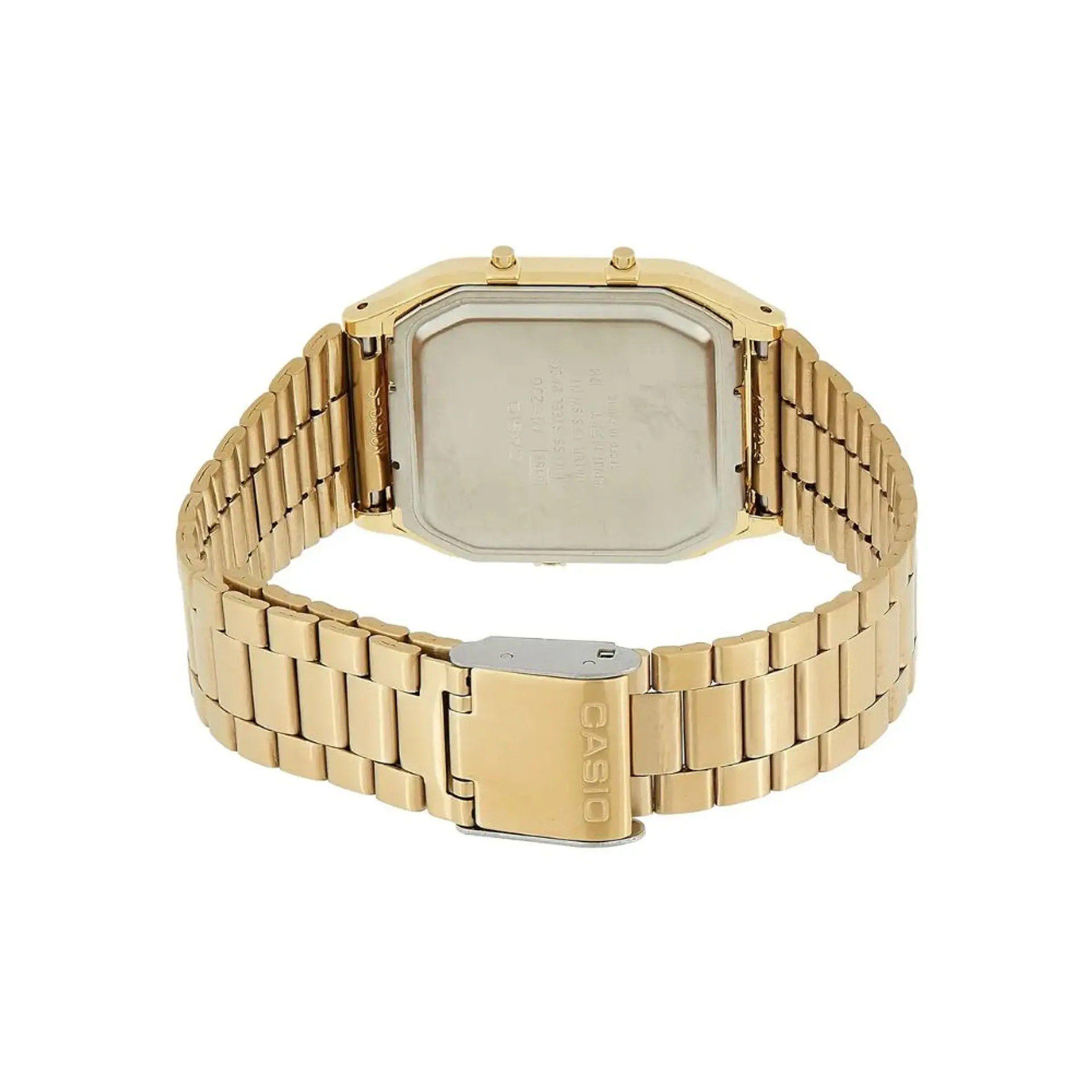 Reloj Digital - Analogo Casio AQ_230GA_9B Para Hombre en Acero Color Dorado 2