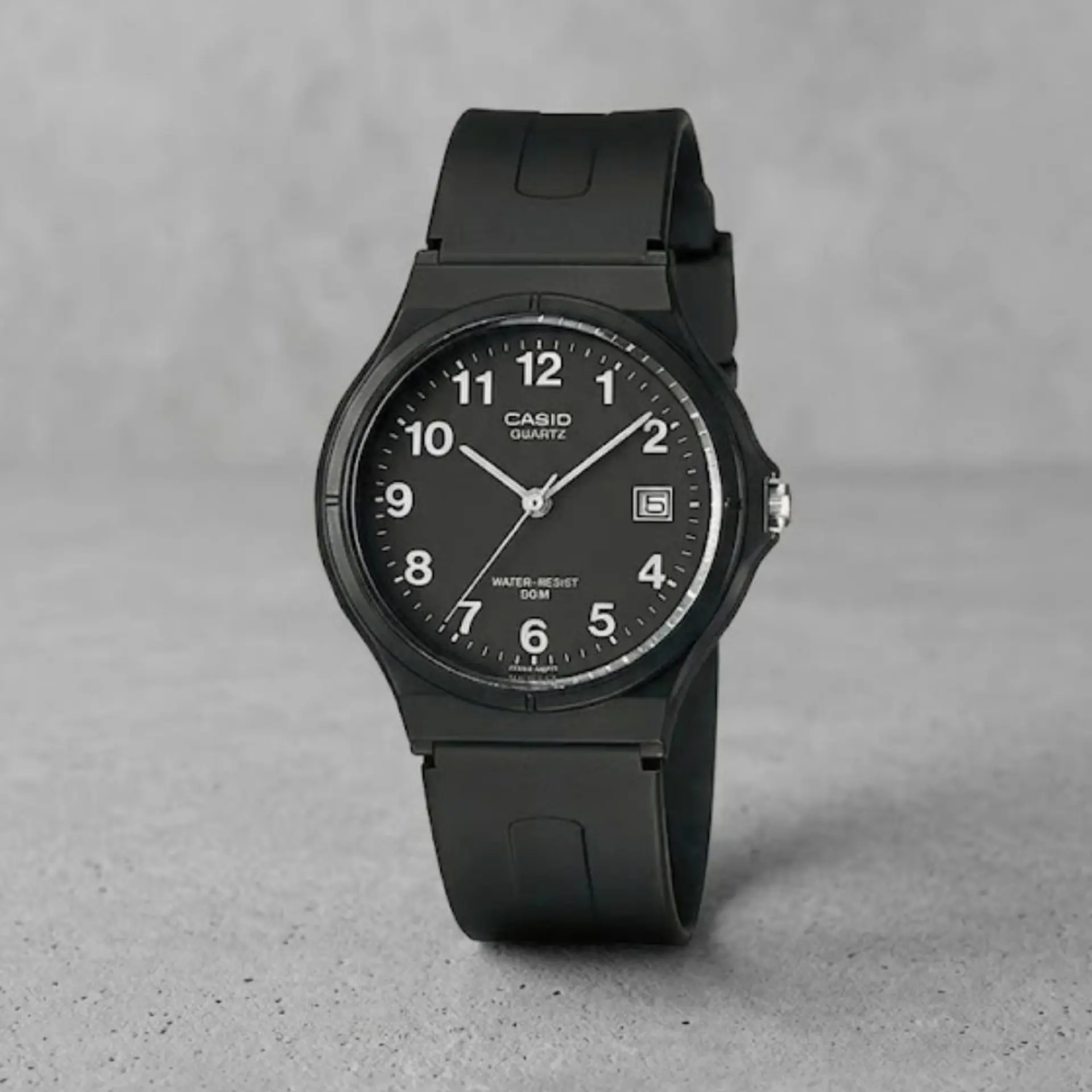 Reloj Analogo Casio MW59-1BVDF Para Hombre en Resina Color Negro 5