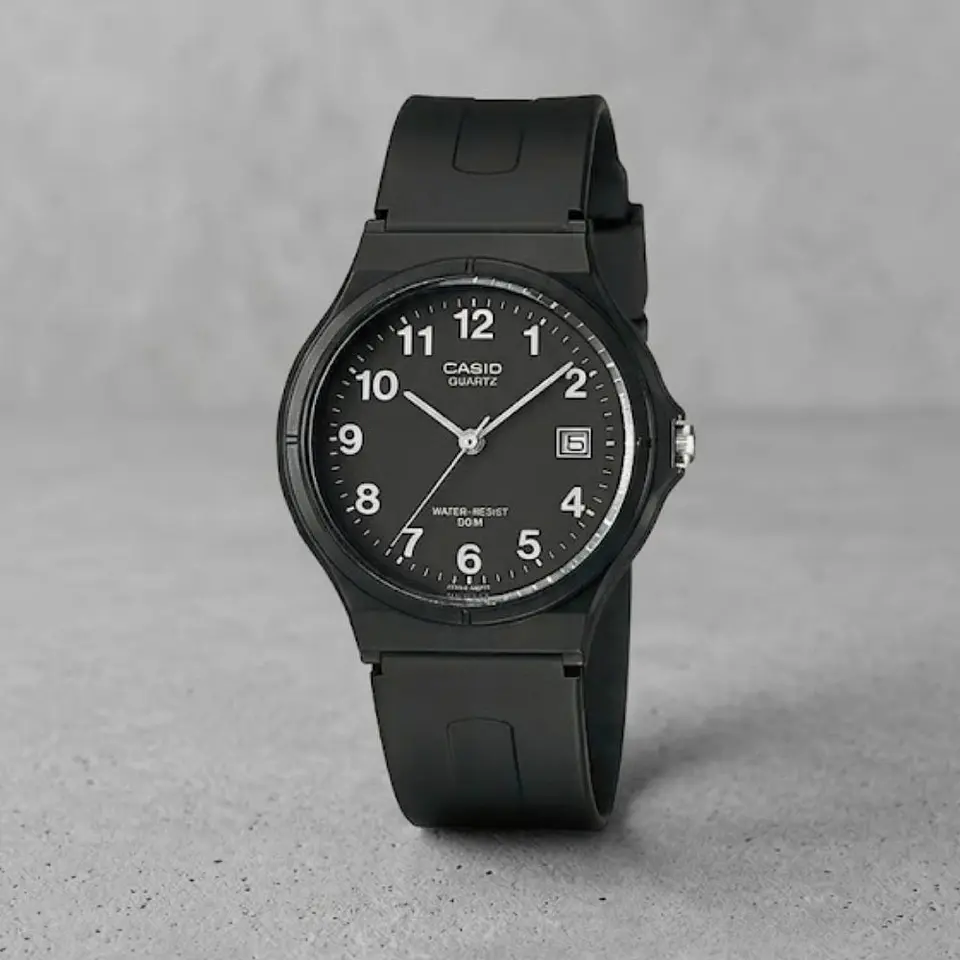 Reloj Analogo Casio MW59-1BVDF Para Hombre en Resina Color Negro 5