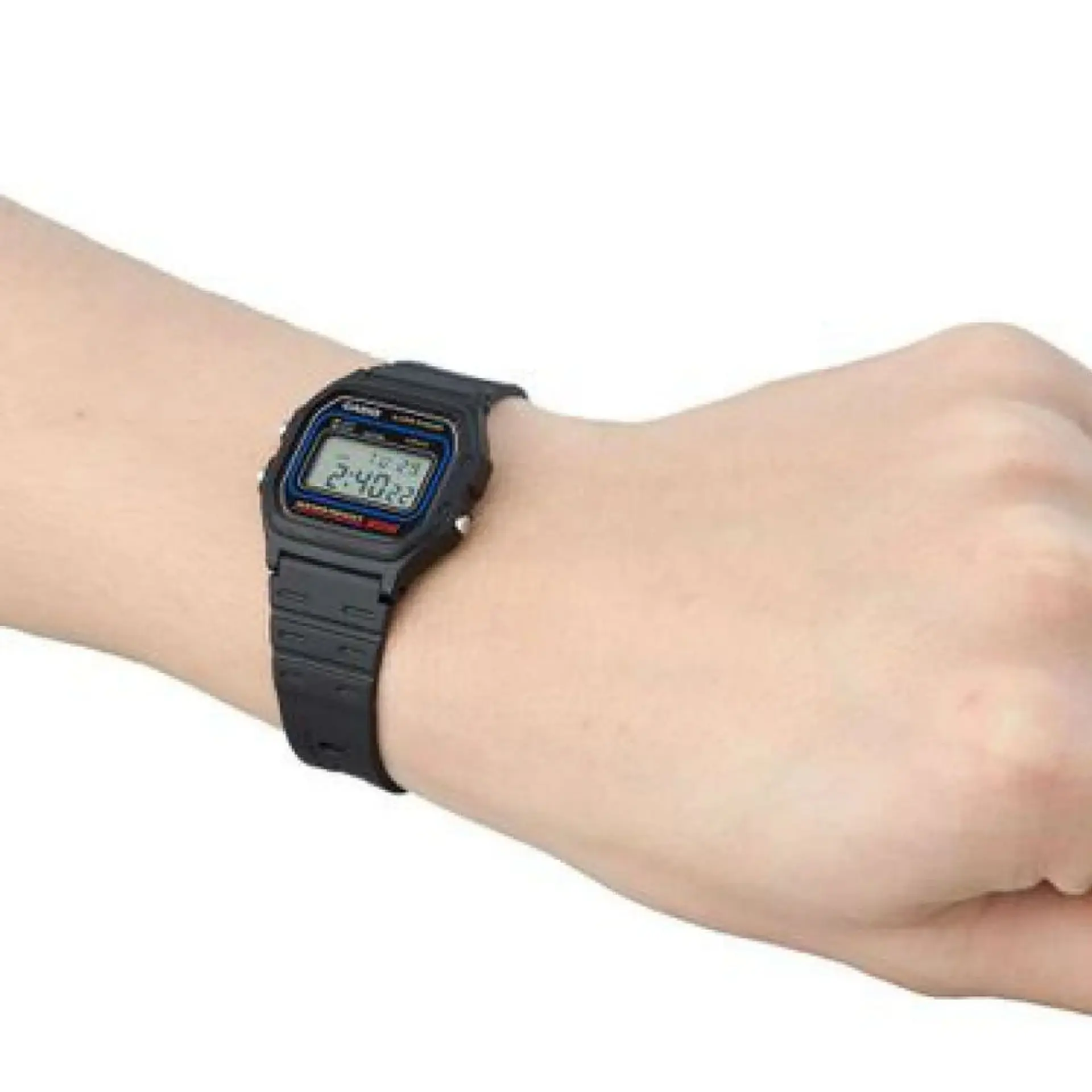 Reloj Digital Casio W_59_1V Para Hombre en Resina Color Negro 6