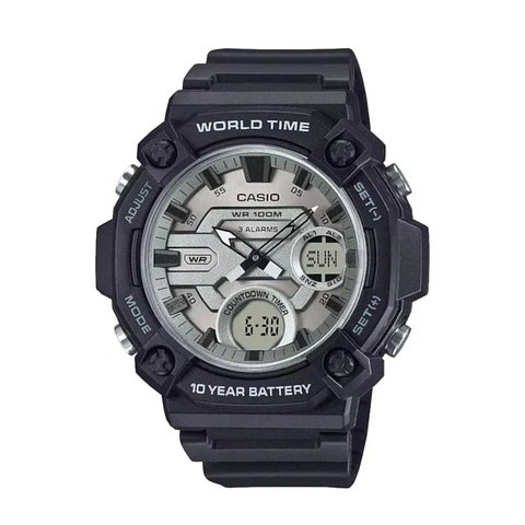 Reloj Digital - Analogo Casio AEQ-120W-7AVDF Para Hombre en Resina Color Negro