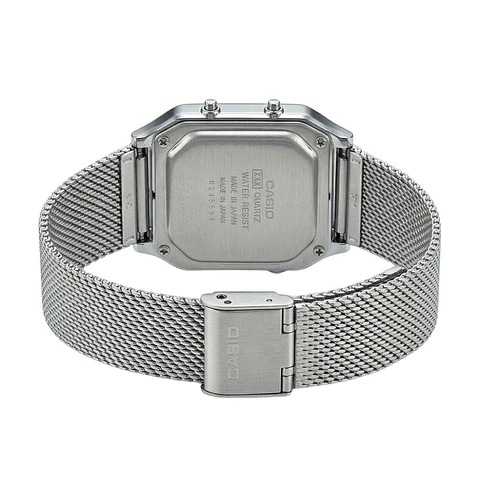Reloj Digital - Analogo Casio AQ-230EGG-3ADF Para Hombre en Acero Color Plateado