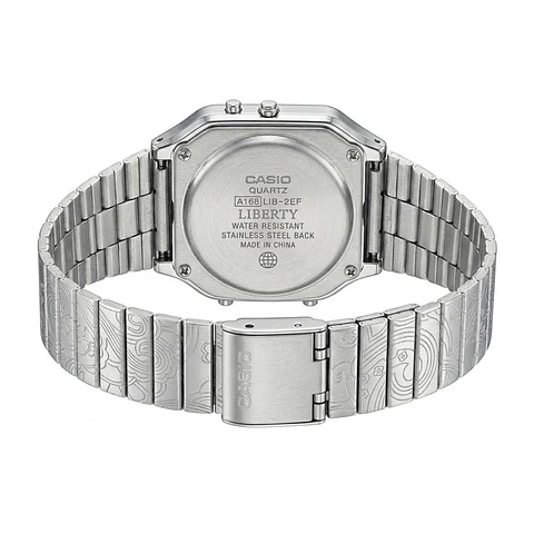 Reloj Digital - Analogo Casio AQ-230ELT-7ADR Unisex en Acero Color Plateado