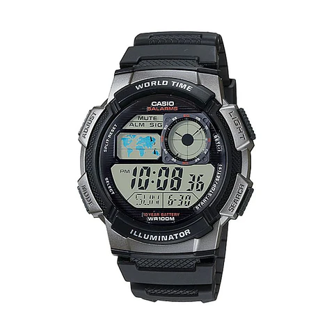 Reloj Digital Casio AE_1000W_1BV Para Hombre en Resina Color Negro