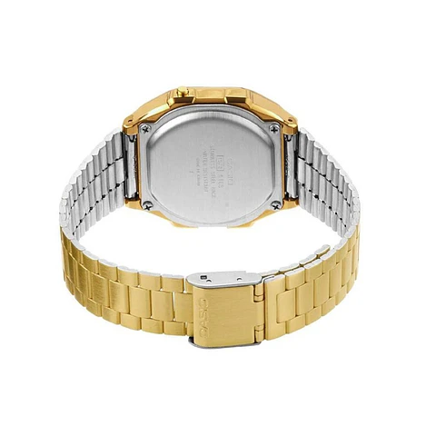 Reloj Digital Casio A_168WG_9W Unisex en Acero Color Dorado