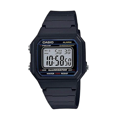 Reloj Digital Casio W-217H-1AVDF para Hombre en Resina Color Negro