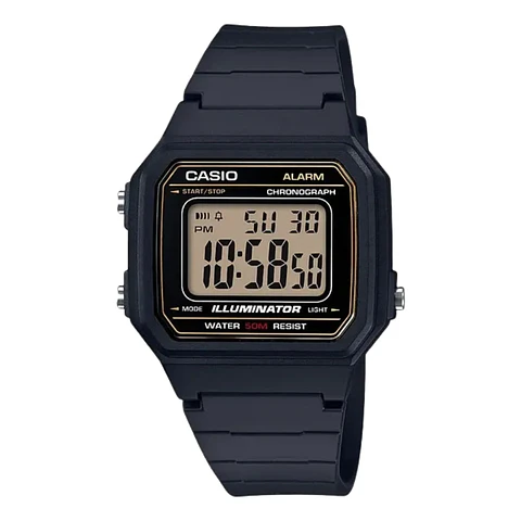 Reloj Digital Casio W217H_9AV Para Hombre en Resina Color Azul